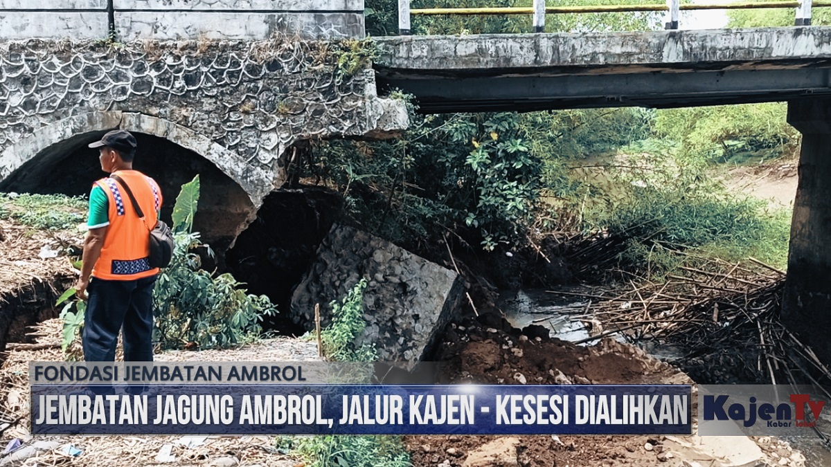 Jembatan Jagung Ambrol, Jalur Kajen - Kesesi Dialihkan » KajenTv News